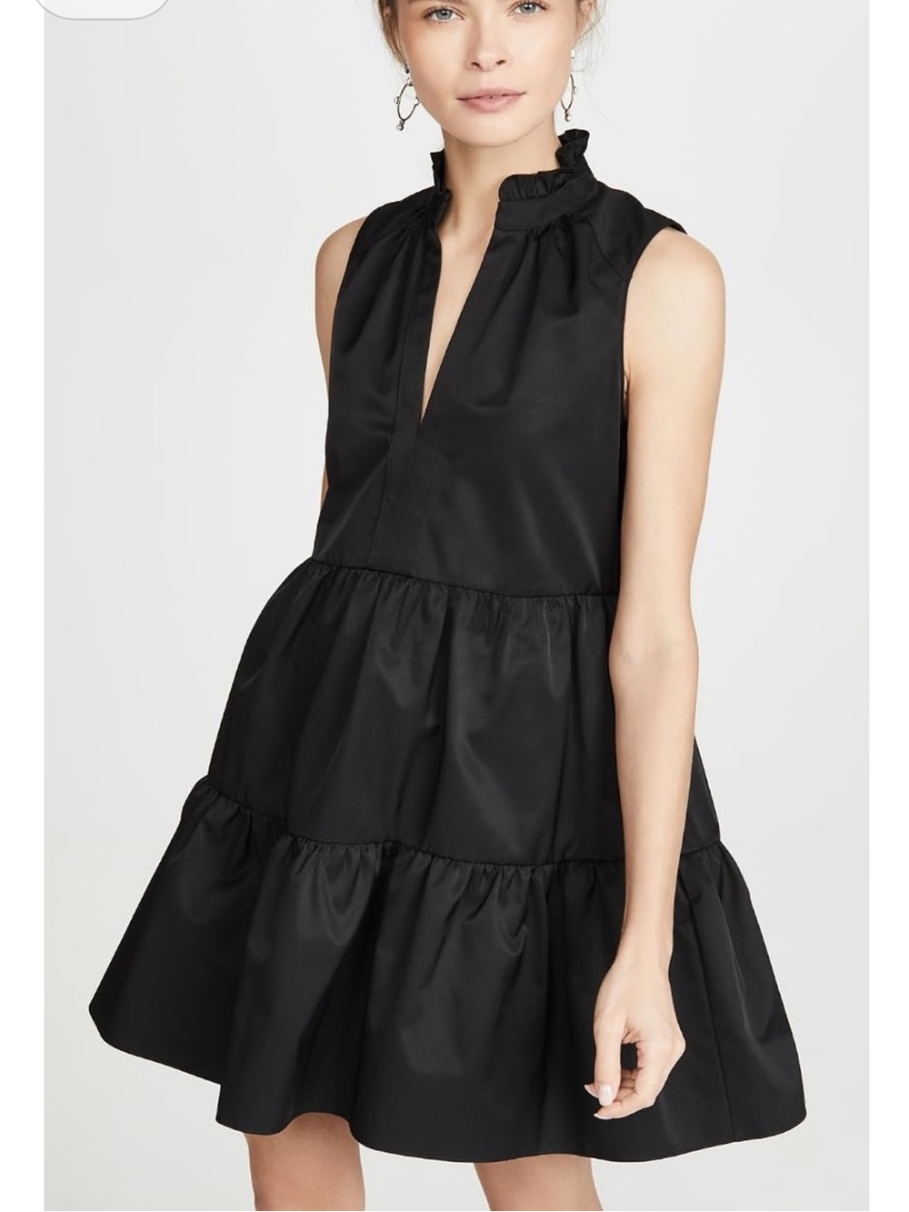 Amanda Uprichard Black Sleeveless Saffron Mini Dress size Small - Picture 6 of 13